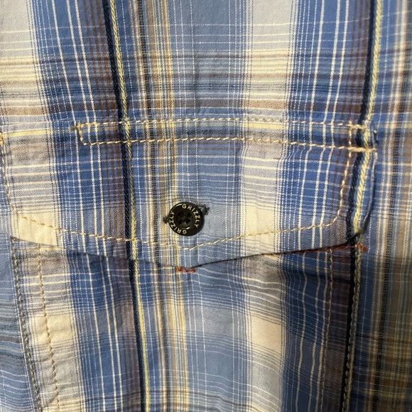 Dakota Grizzly Blue Plaid Casual Men's Shirt - Picture 4 of 7